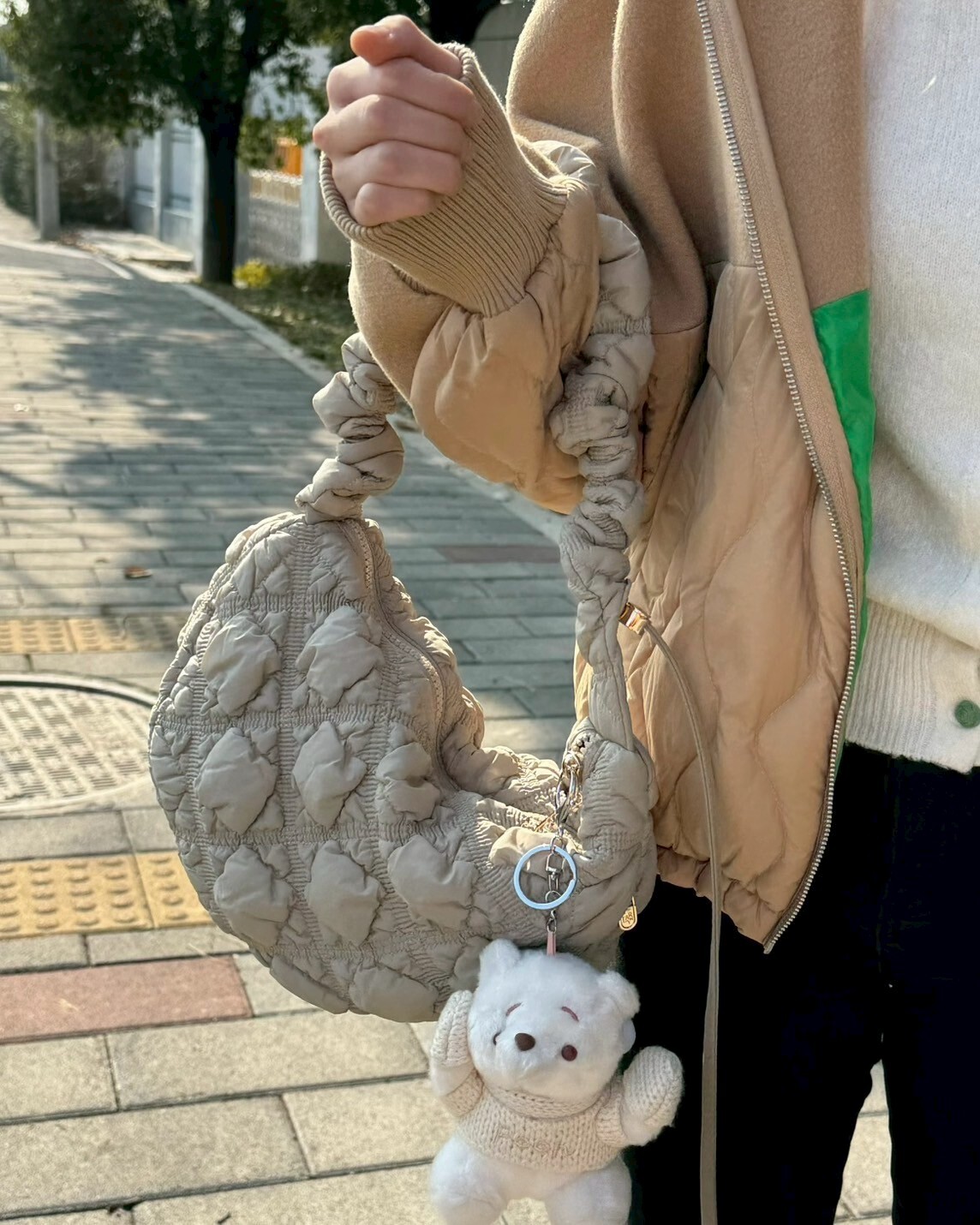 <韓國連線>CARLYN Cozy 馬鞍包 雲朵包 肩背包 單肩包 斜背包 M號 共6色