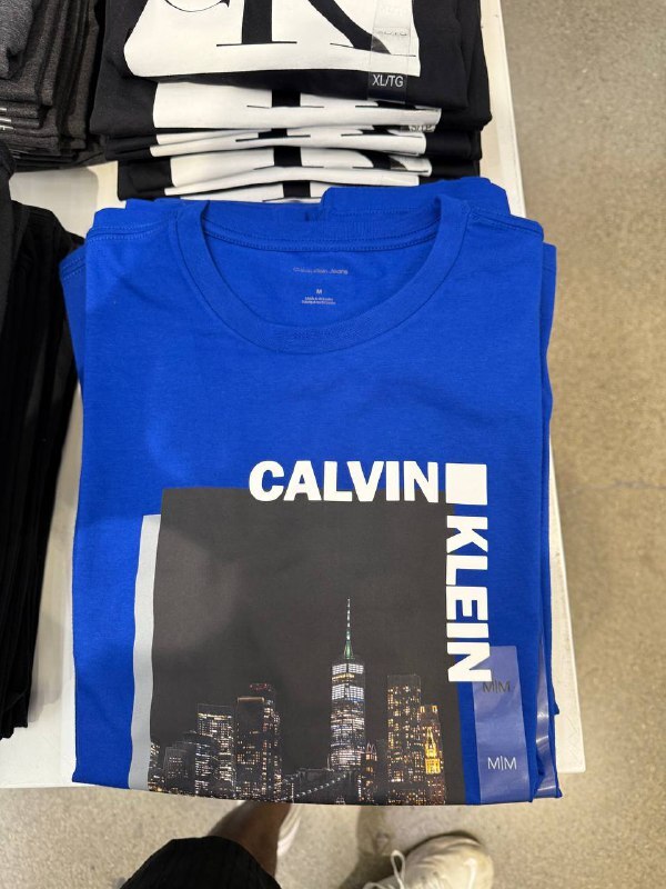 [U] CK BLUE MEN'S URBAN PATTERN T-SHIRT, SP40615931-4RD872G401 (UCK43)