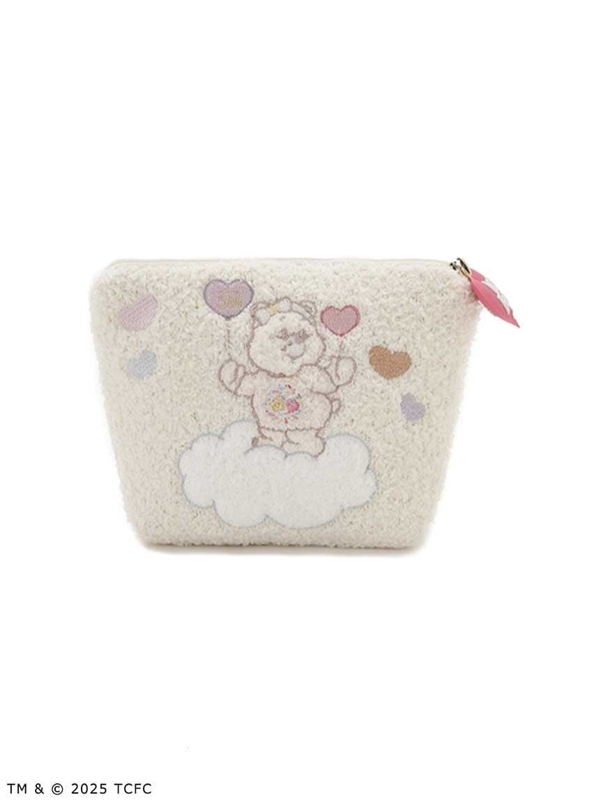 預購┃SNIDEL HOME Care Bears 彩虹熊 愛心熊 毛絨絨 針織 化妝包 收納包