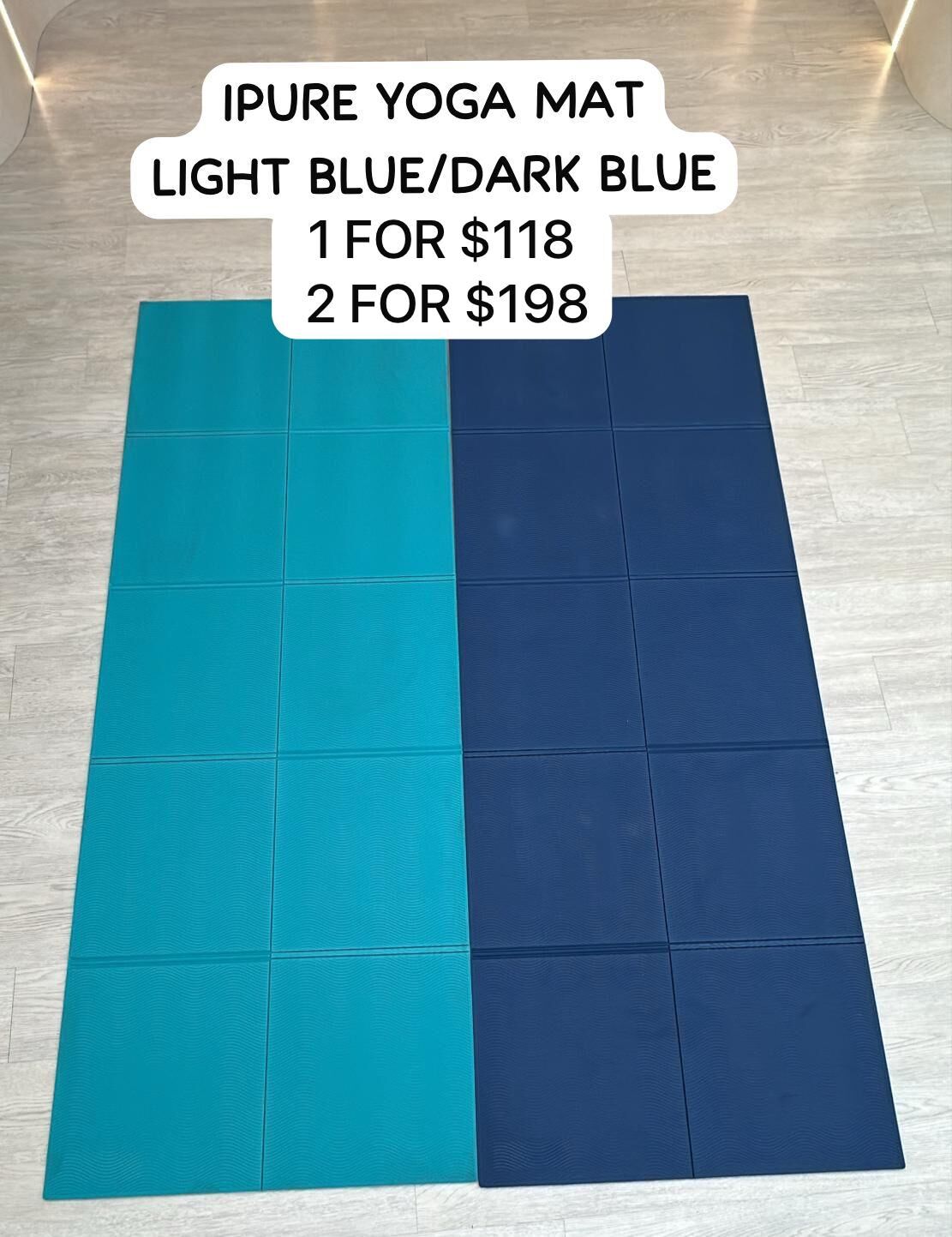 IPURE YOGA MAT - DARK BLUE