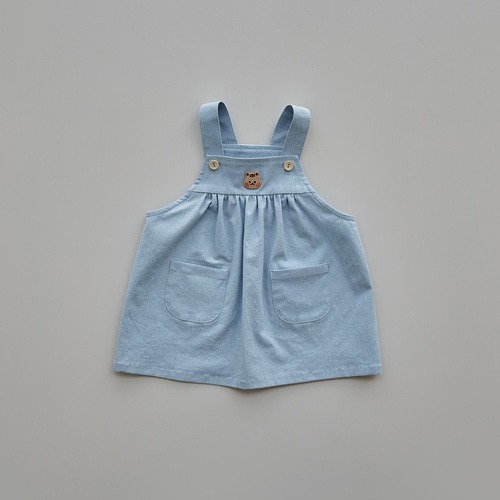 25S/S PIGMENT著色口袋果凍人物背帶裙