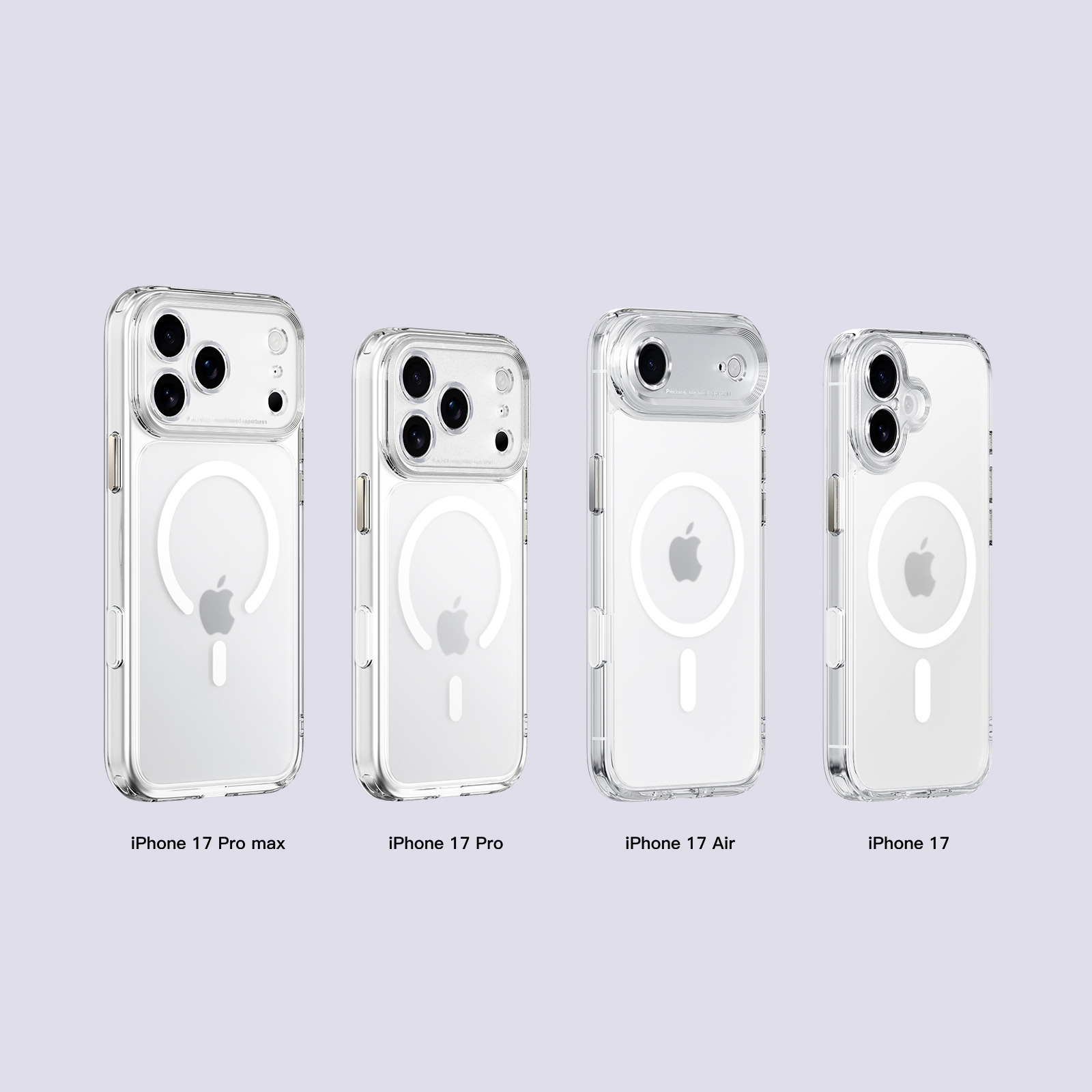 【AI觸控按鍵】iPhone 17系列 磨砂透明防摔殼