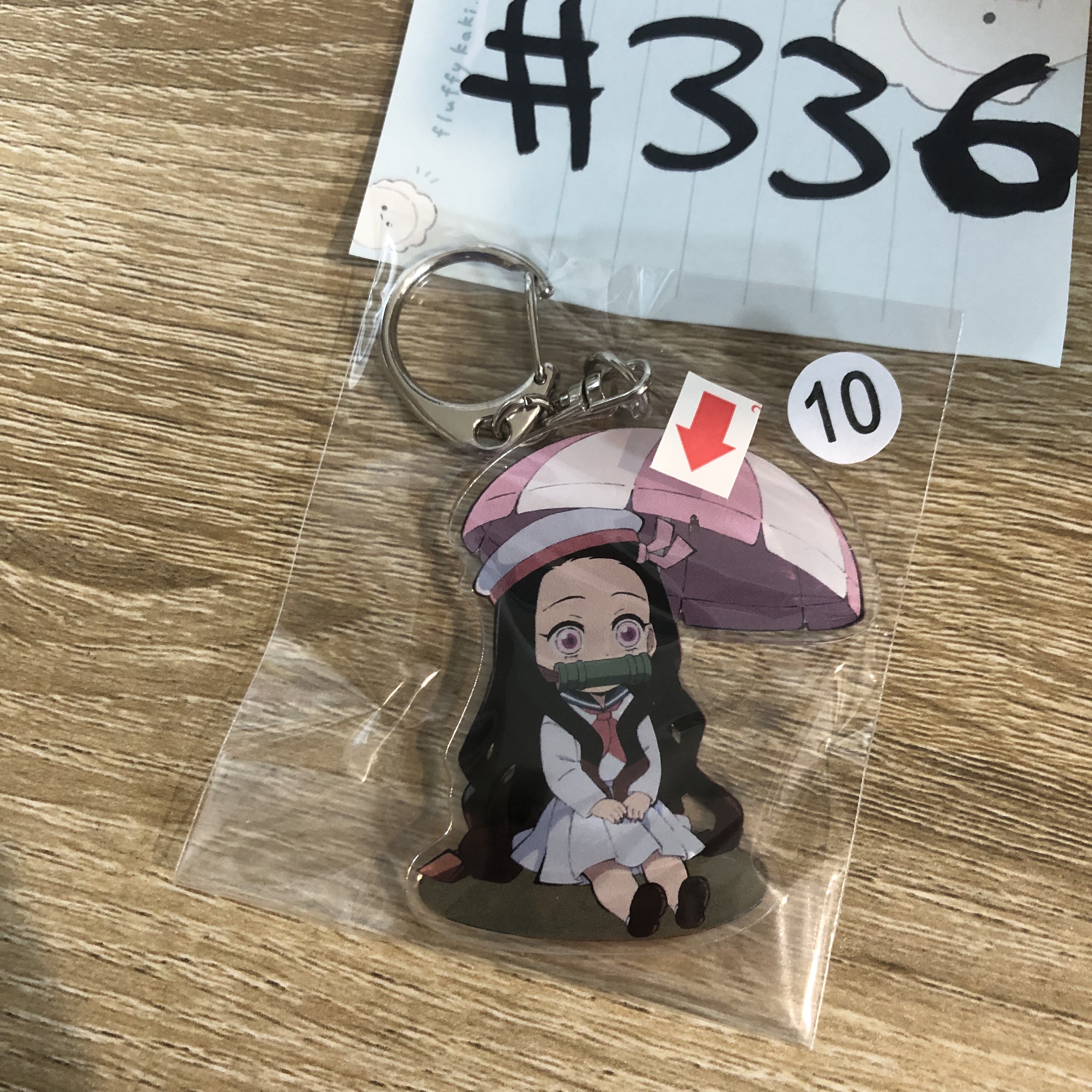 鬼滅之刃  Nezuko 掛件 瑕#336