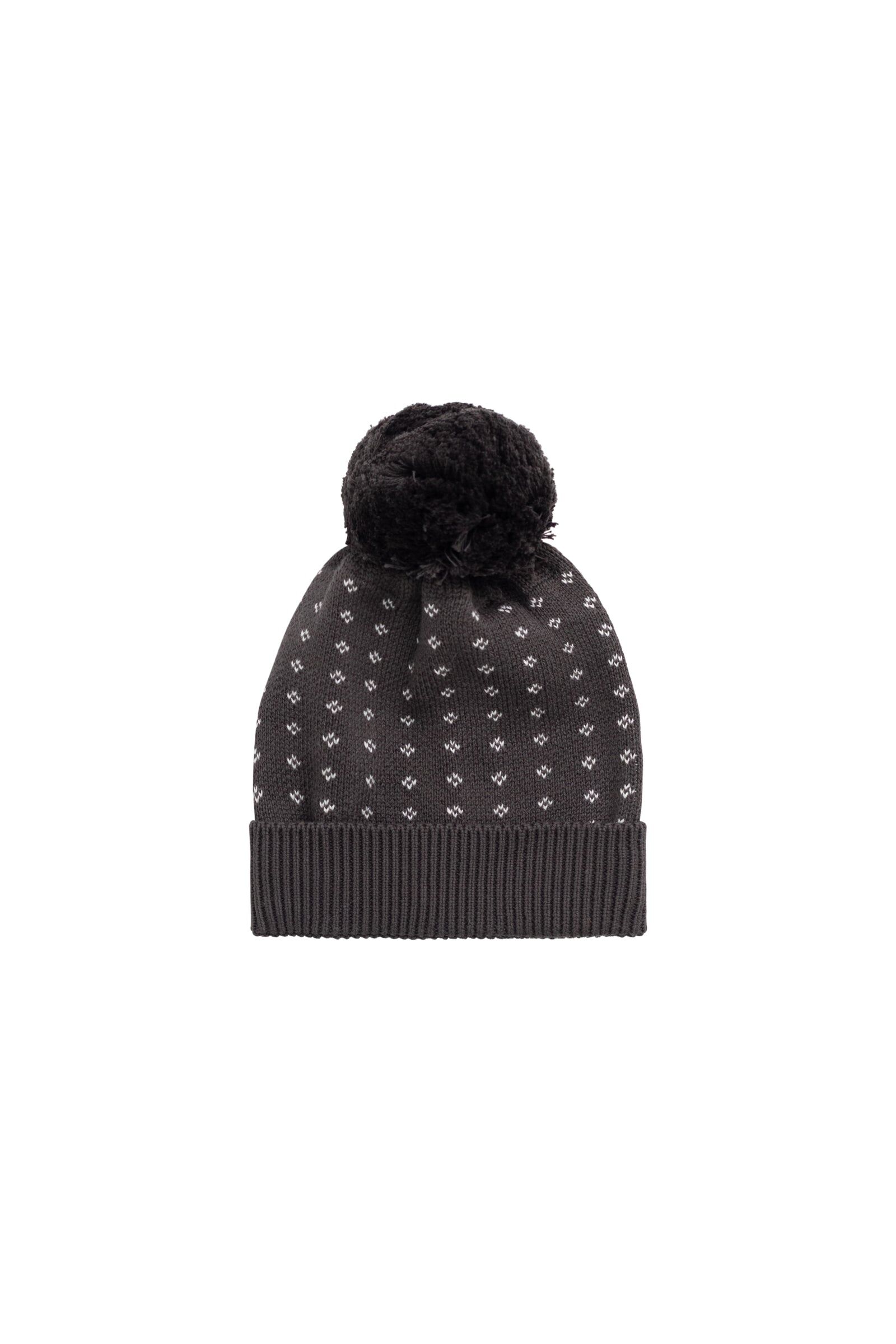 【預購】JAMIE KAY - Dorian Beanie（Knitted Diamonds Coffee）