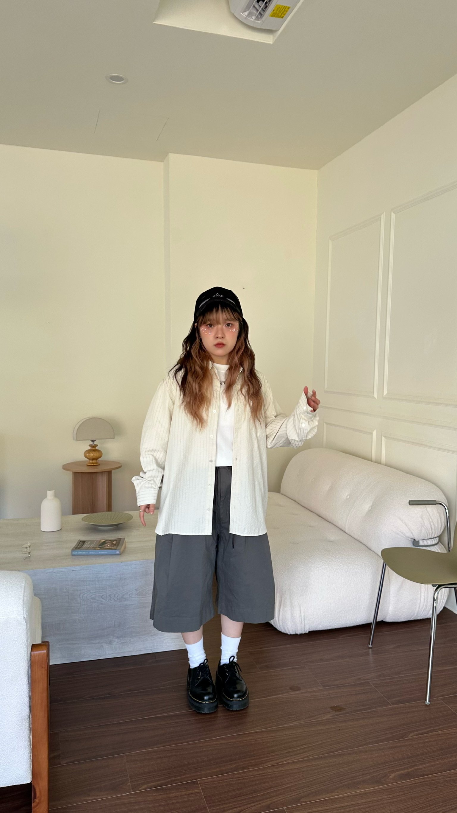 輕鬆霧面工作短褲