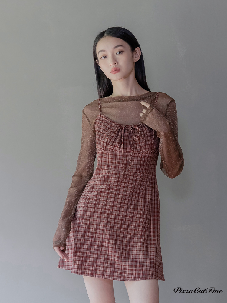經典格紋洋裝 PizzaCutFive PCF253483003