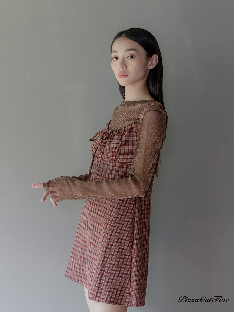 經典格紋洋裝 PizzaCutFive PCF253483003