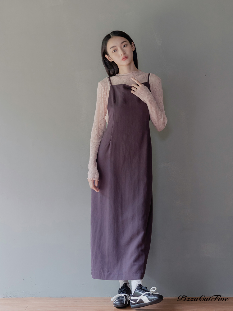 露背肩帶長洋裝 PizzaCutFive PCF253487005