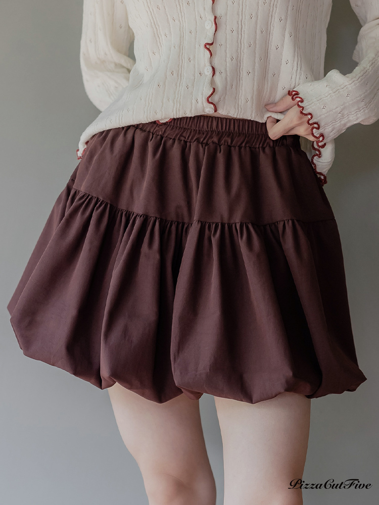 雲朵泡泡短裙(內有安全褲) PizzaCutFive PCF253491002