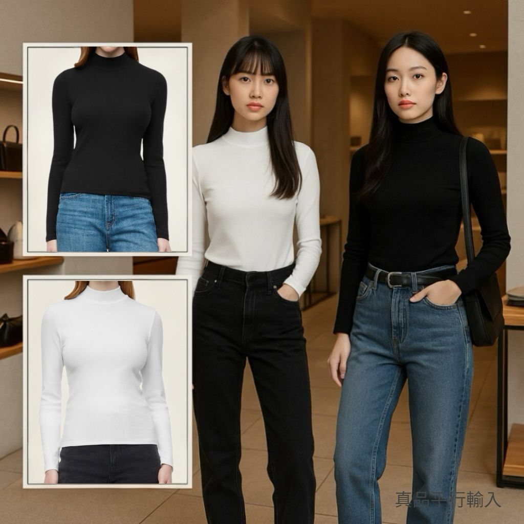 【預購】Gap H091950 女裝簡約百搭長袖 Tee 2件裝