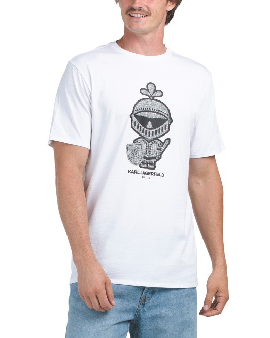 【預購】KARL LAGERFELD PARIS H091955 男裝短袖TEE