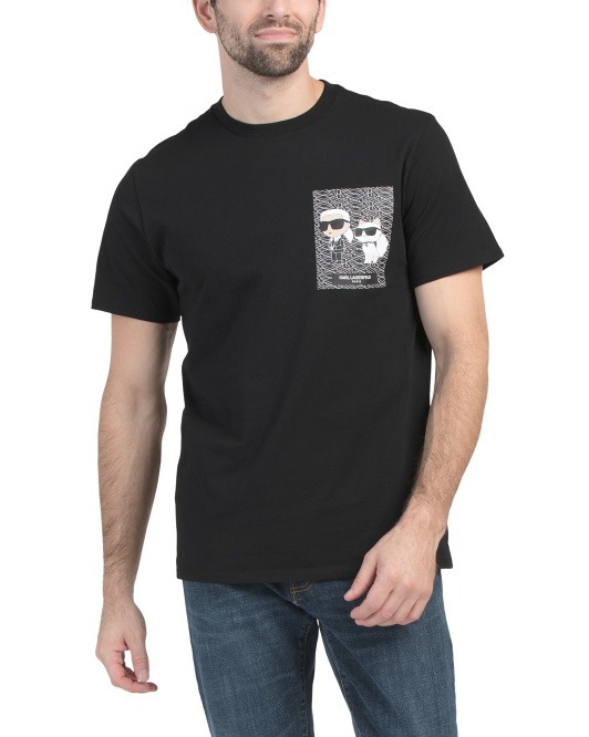 【預購】KARL LAGERFELD PARIS H091956 男裝短袖TEE