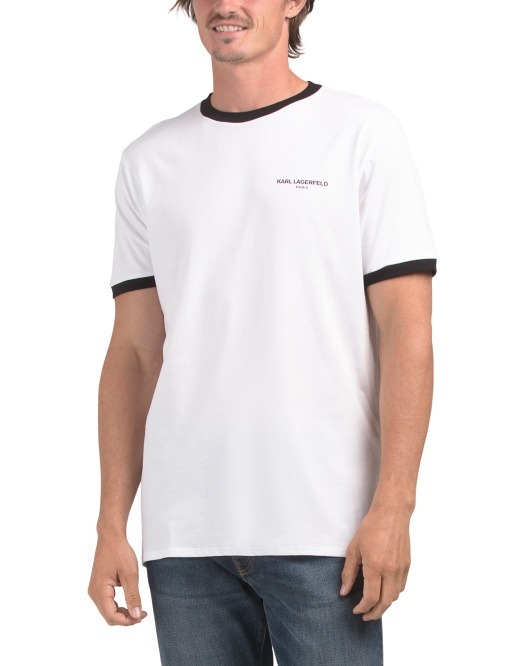 【預購】KARL LAGERFELD PARIS H091957 男裝短袖TEE