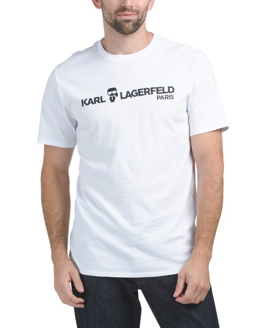 【預購】KARL LAGERFELD PARIS H091958 男裝短袖TEE