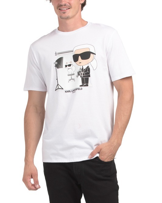 【預購】KARL LAGERFELD PARIS H091960 男裝短袖TEE