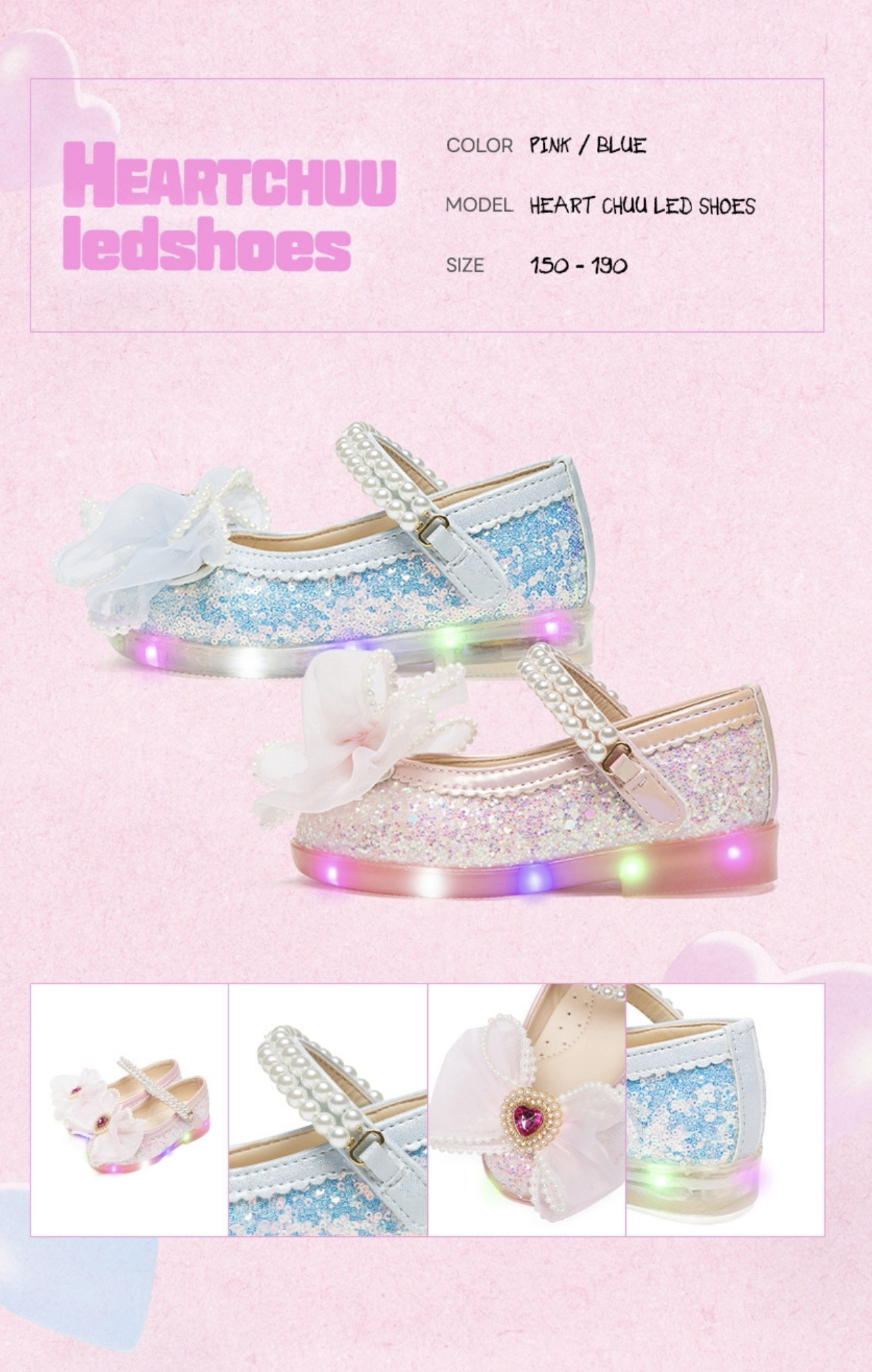 La Stella Heartchuu LED Princess Shoes