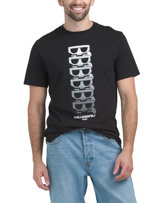 【預購】KARL LAGERFELD PARIS H091970 男裝短袖TEE