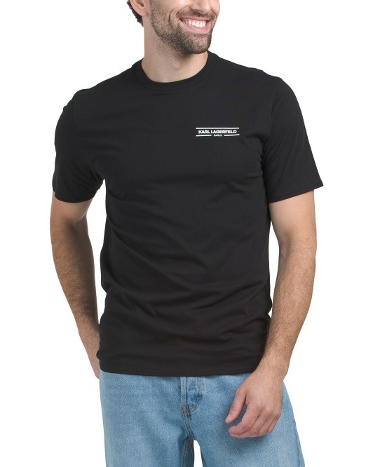 【預購】KARL LAGERFELD PARIS H091971 男裝短袖TEE