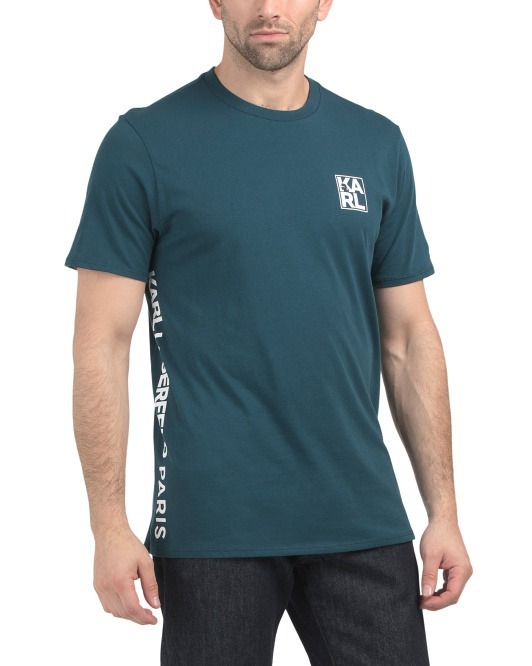 【預購】KARL LAGERFELD PARIS H091975 男裝短袖TEE