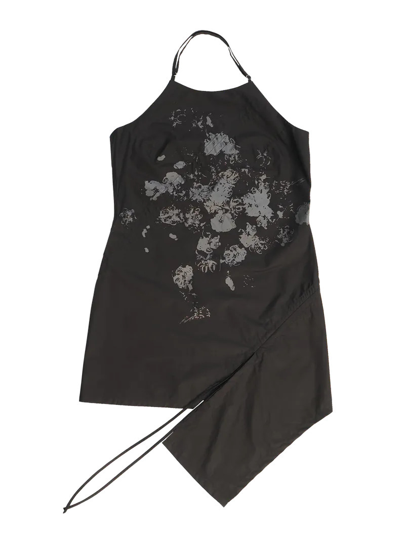 Enclave｜Bias-Cut “Cruise” Spaghetti Dress (Black)