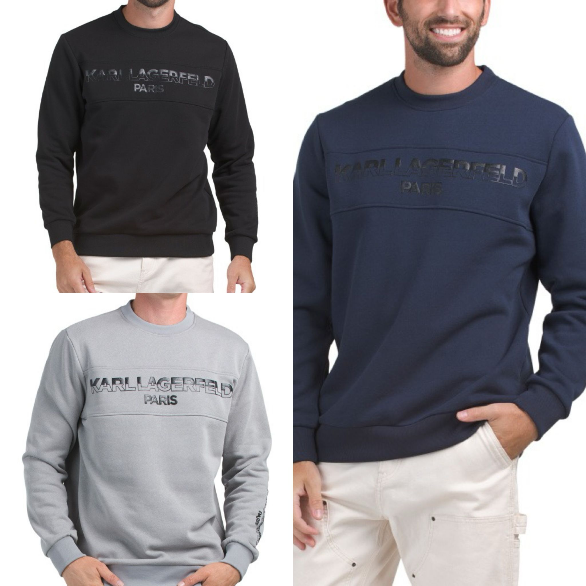 【預購】KARL LAGERFELD PARIS H091983 男裝圓領衛衣