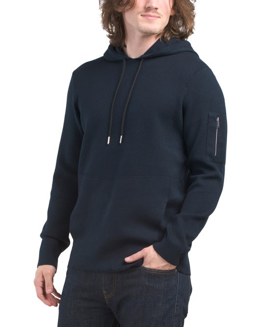 【預購】KARL LAGERFELD PARIS H091984 男裝有帽衛衣