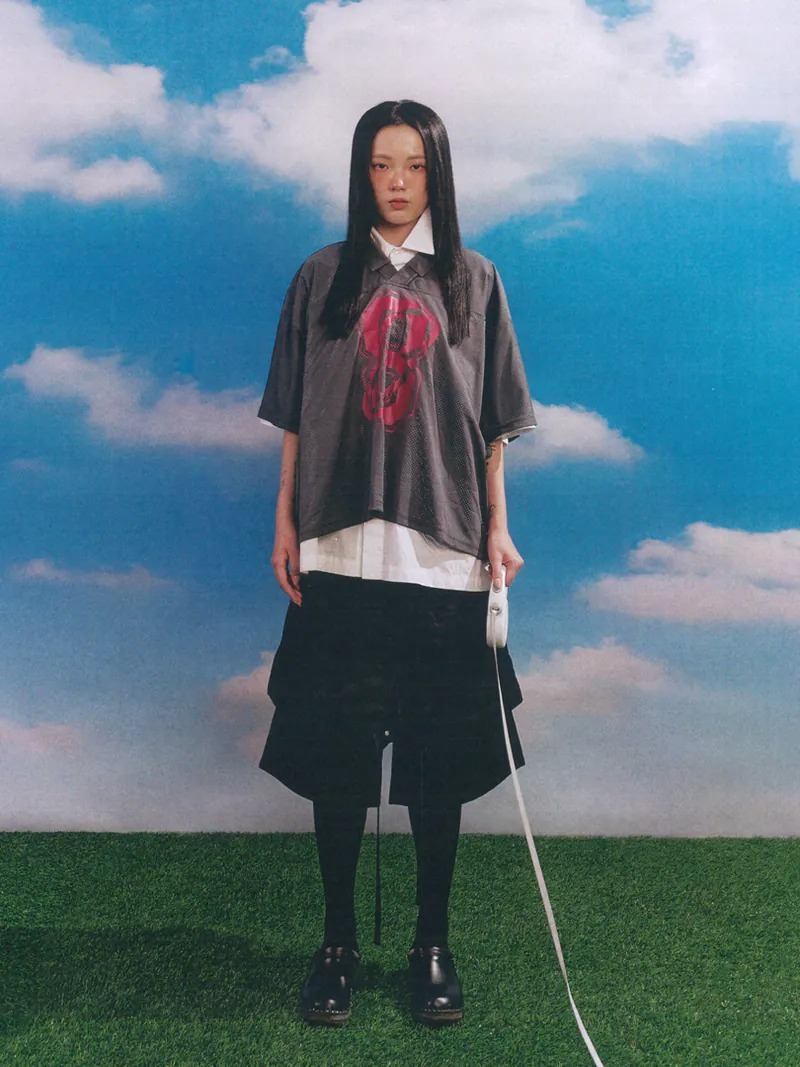 Enclave｜Box-Fit Short-Sleeves “Pal” Jersey (Grey)