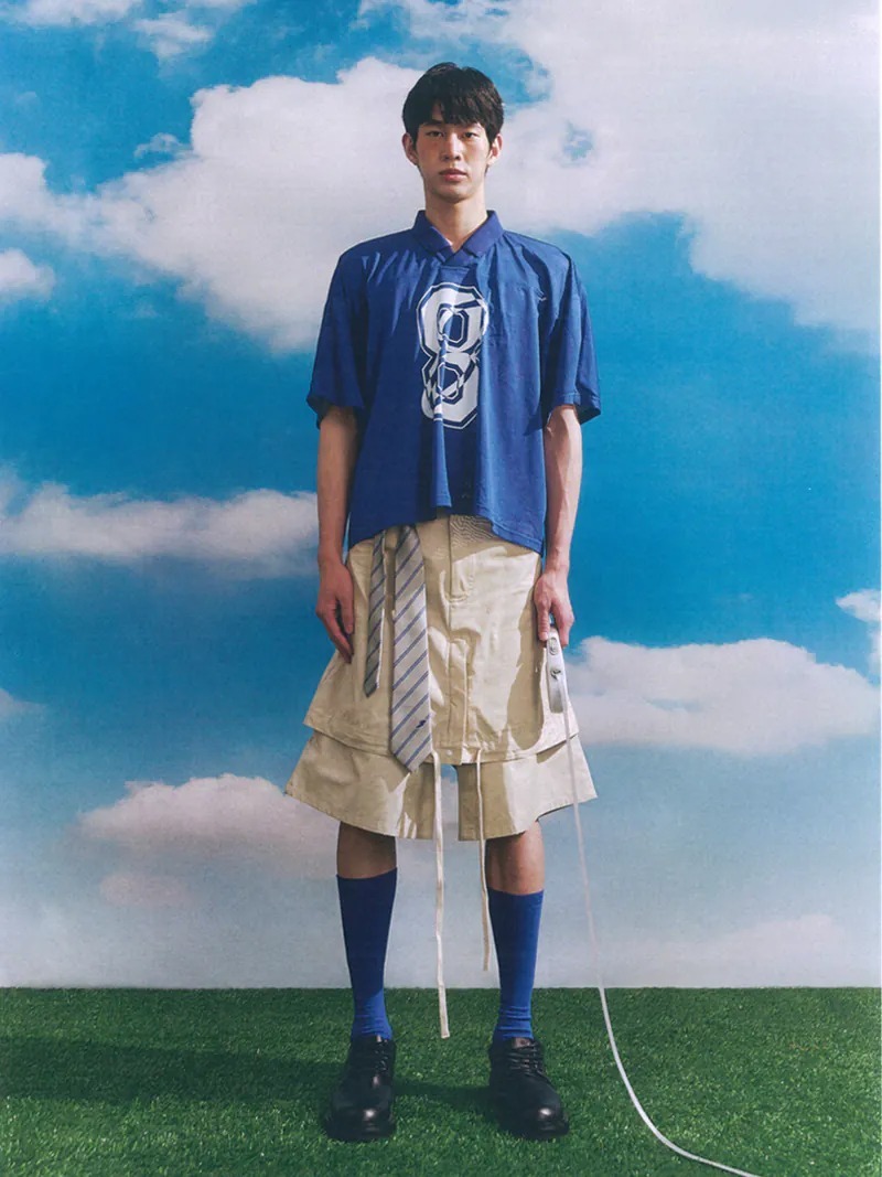 Enclave｜Box-Fit Short-Sleeves “Pal” Jersey  (Blue)