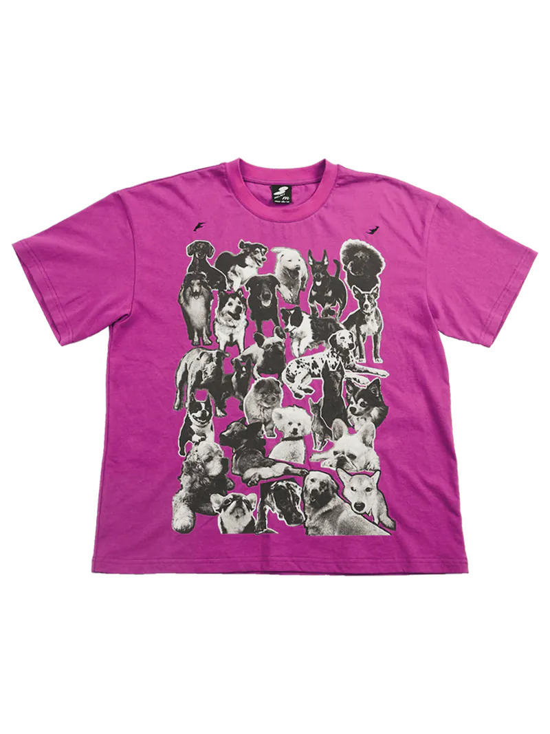 Enclave｜Crop-Fit Short-Sleeves “Pal” Tee (Violet)