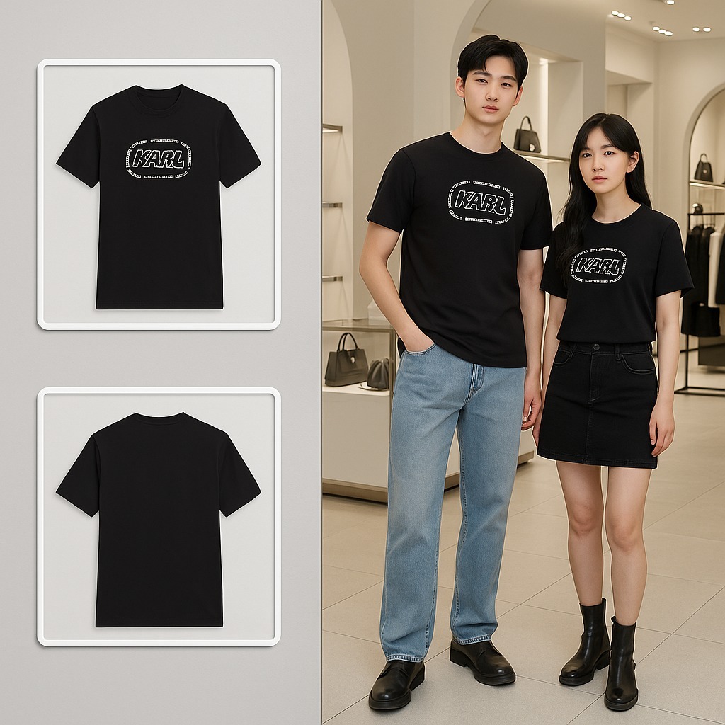 【預購】KARL LAGERFELD PARIS H091953 男裝短袖TEE