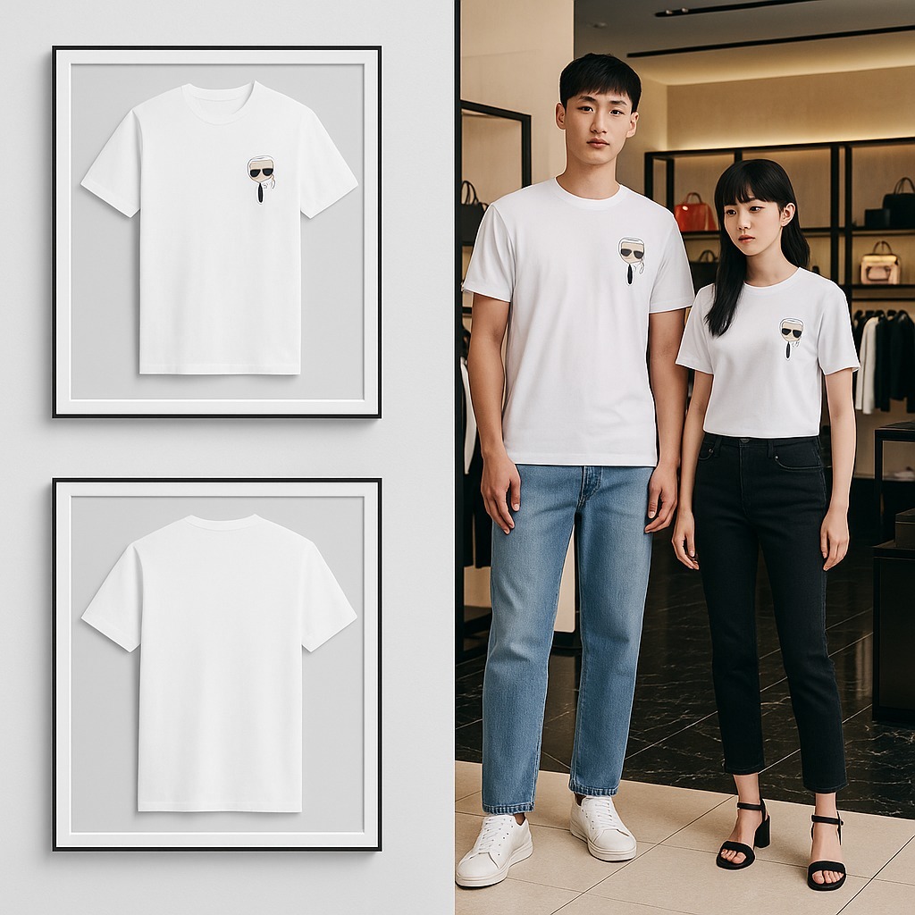 【預購】KARL LAGERFELD PARIS H091954 男裝短袖TEE