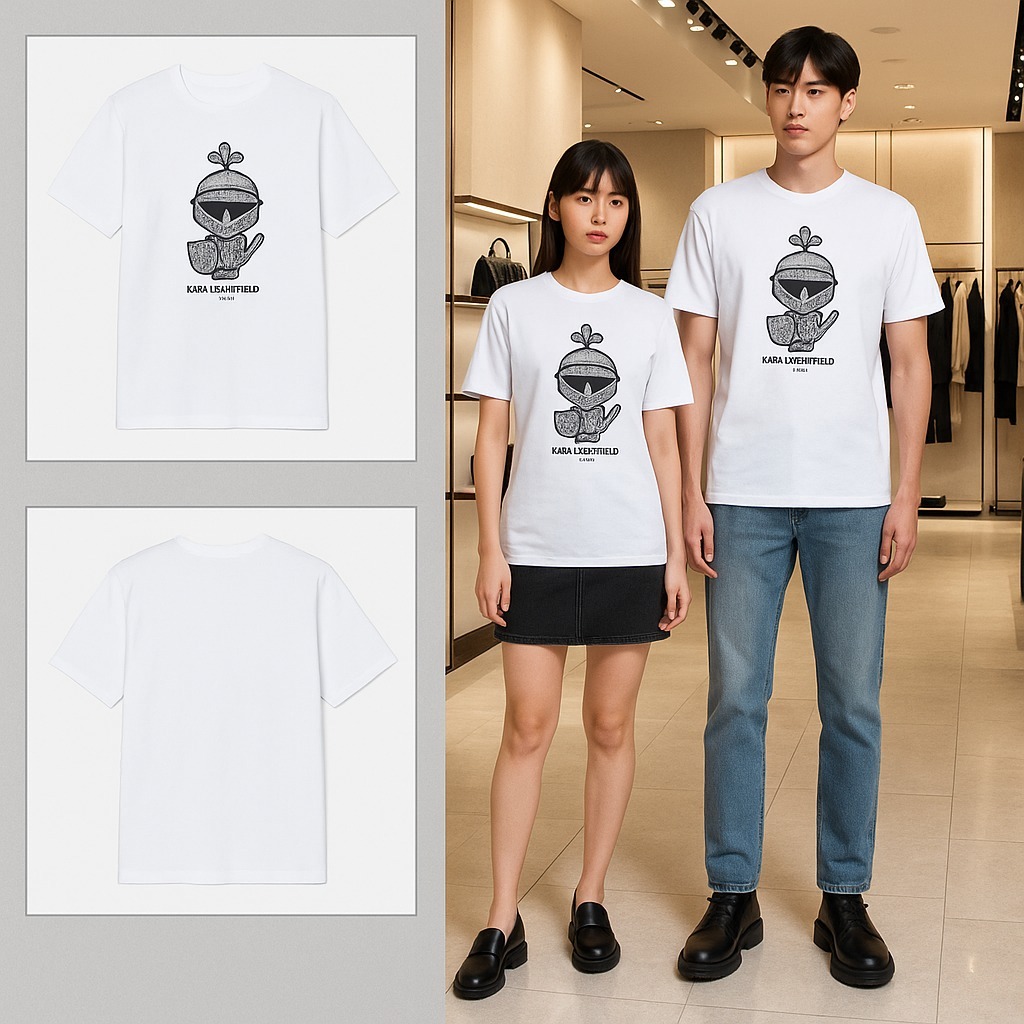 【預購】KARL LAGERFELD PARIS H091955 男裝短袖TEE
