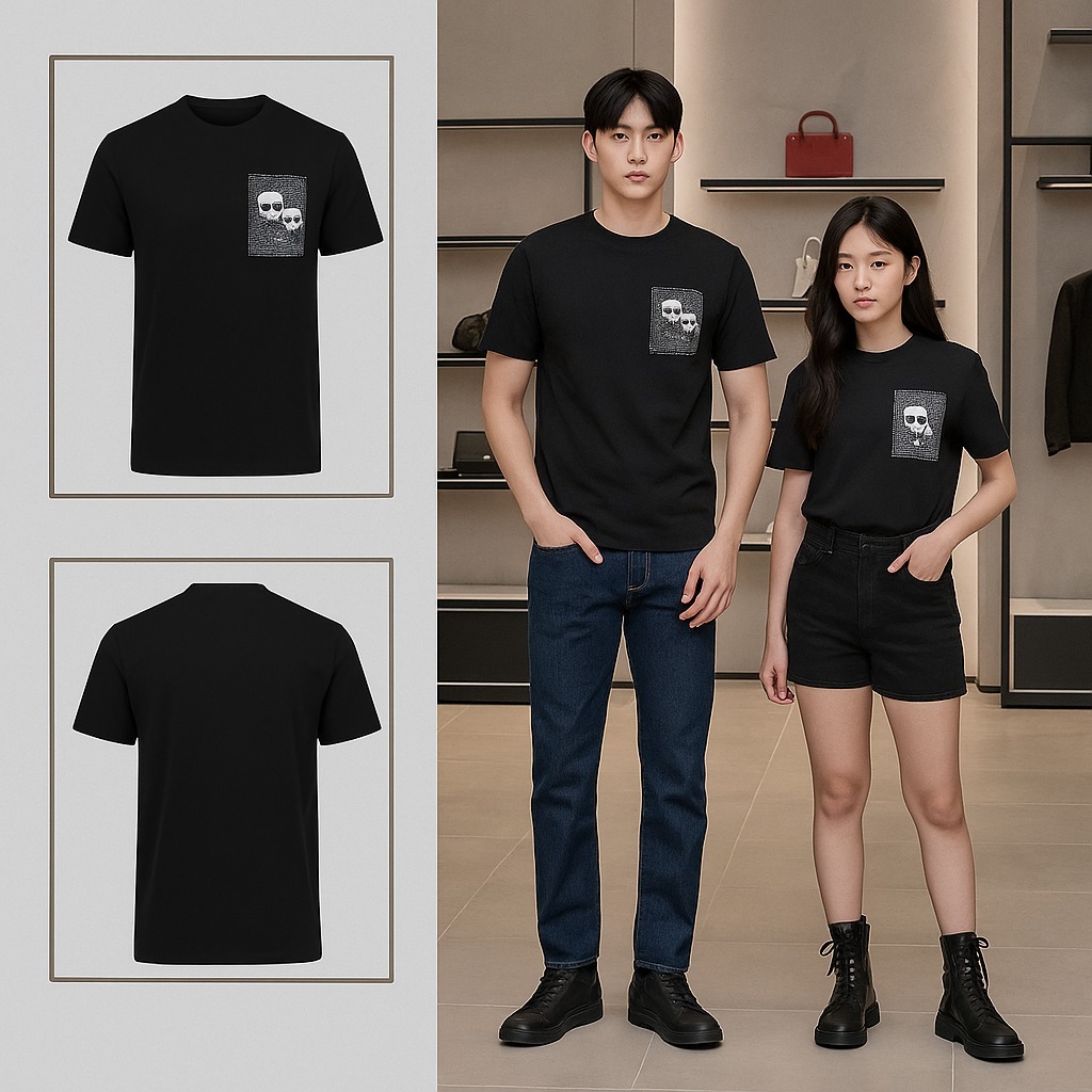 【預購】KARL LAGERFELD PARIS H091956 男裝短袖TEE