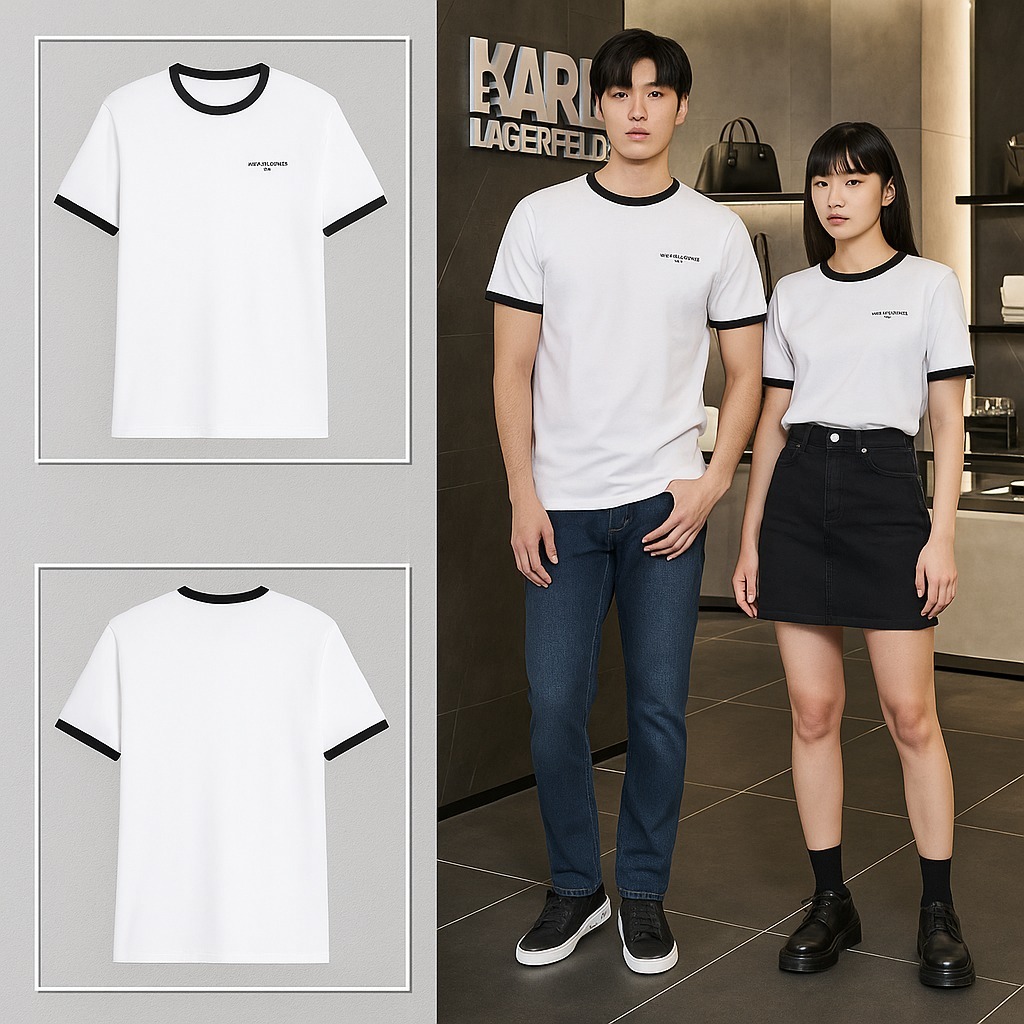 【預購】KARL LAGERFELD PARIS H091957 男裝短袖TEE