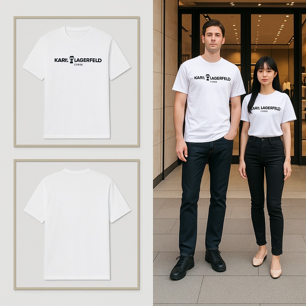 【預購】KARL LAGERFELD PARIS H091958 男裝短袖TEE