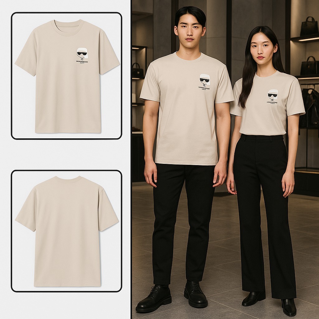 【預購】KARL LAGERFELD PARIS H091963 男裝短袖TEE