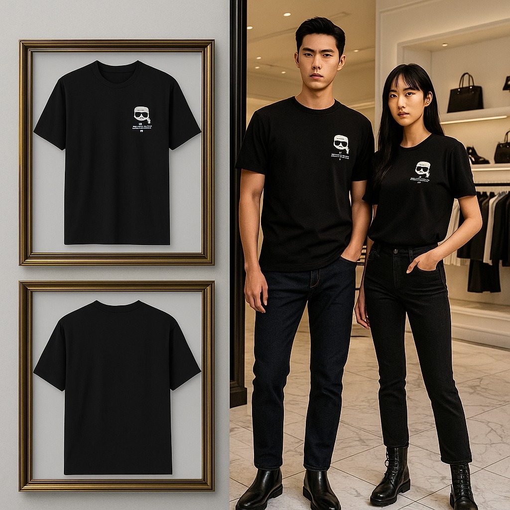 【預購】KARL LAGERFELD PARIS H091967 男裝短袖TEE