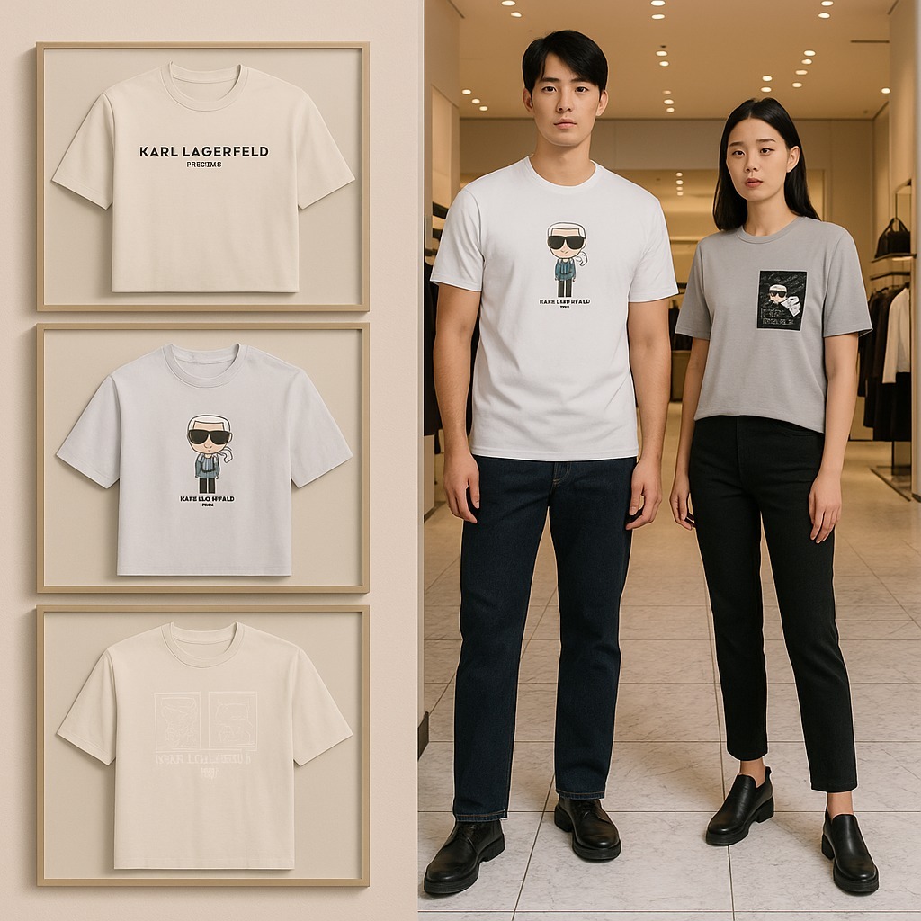 【預購】KARL LAGERFELD PARIS H091969 男裝短袖TEE