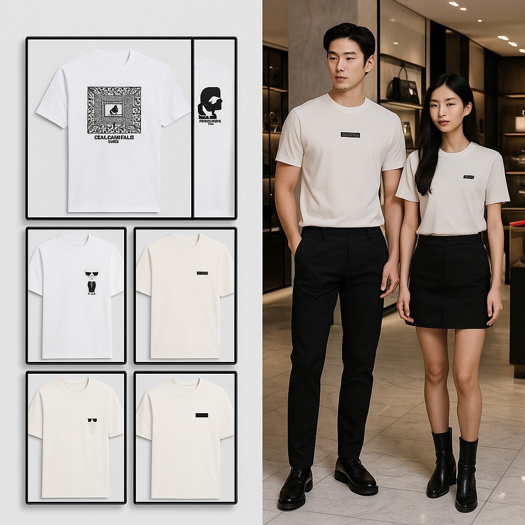 【預購】KARL LAGERFELD PARIS H091973 男裝短袖TEE