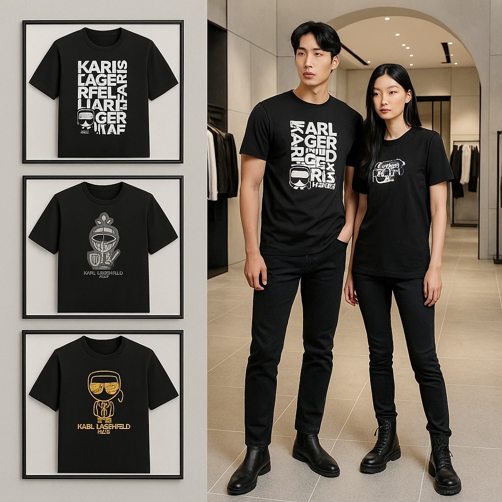 【預購】KARL LAGERFELD PARIS H091974 男裝短袖TEE