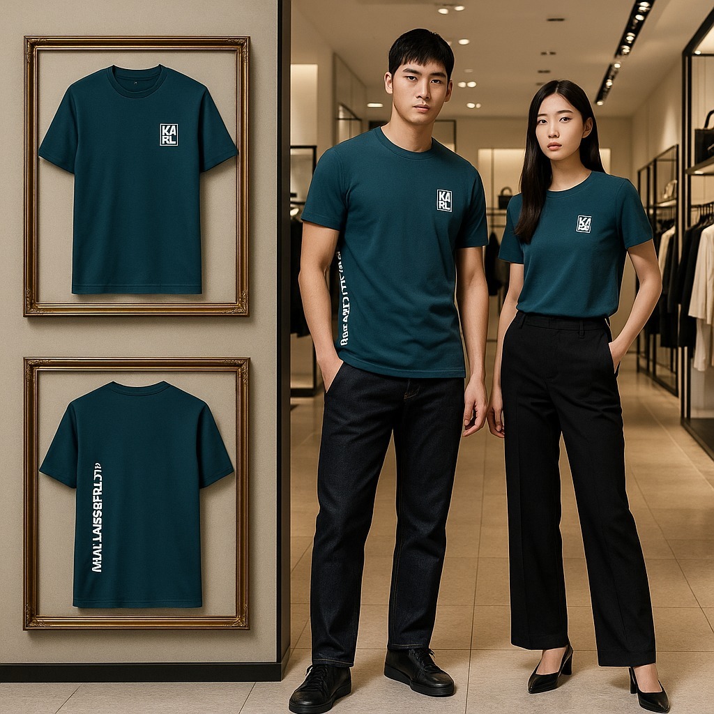 【預購】KARL LAGERFELD PARIS H091975 男裝短袖TEE