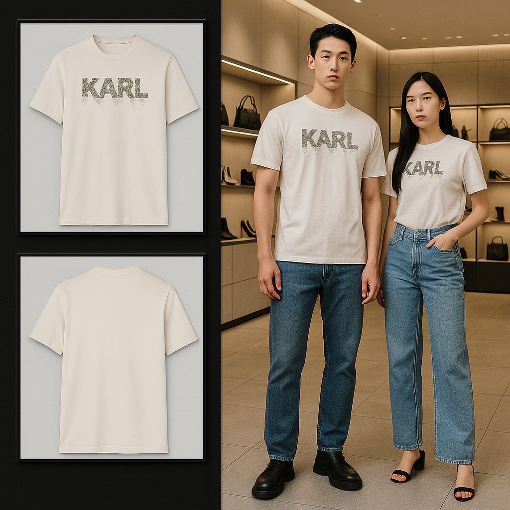 【預購】KARL LAGERFELD PARIS H091995 男裝短袖TEE