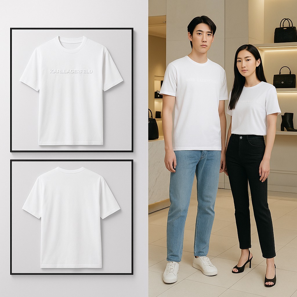 【現貨】KARL LAGERFELD PARIS H091994 男裝短袖TEE