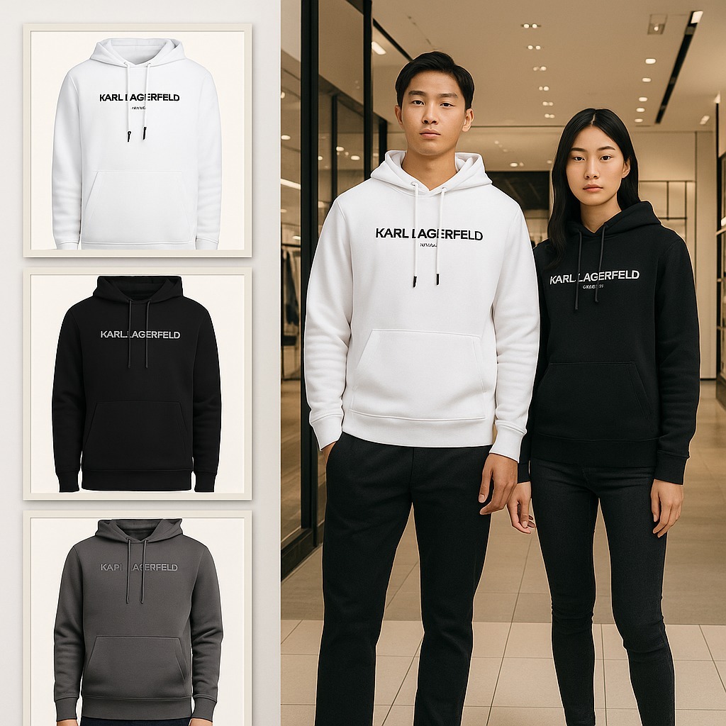 【預購】KARL LAGERFELD PARIS H091988 男裝有帽衛衣