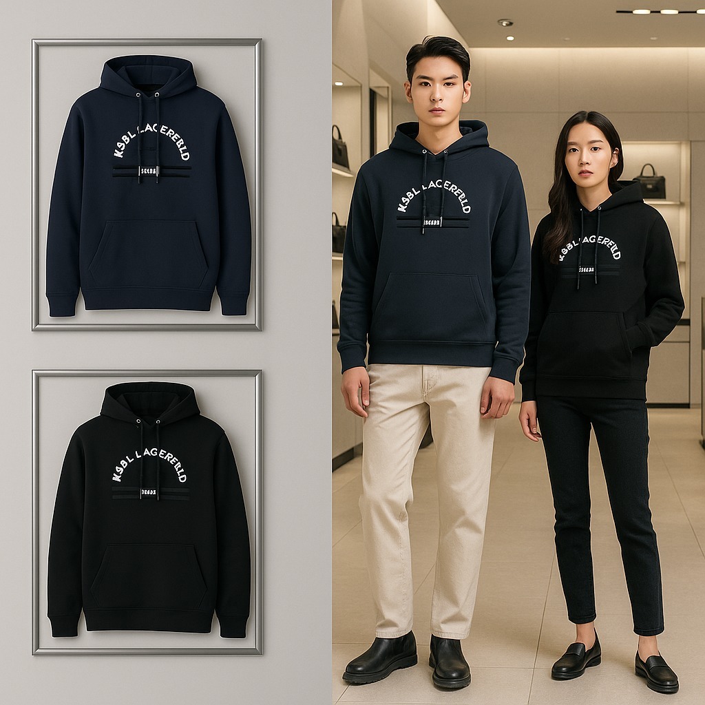 【預購】KARL LAGERFELD PARIS H091987 男裝有帽衛衣