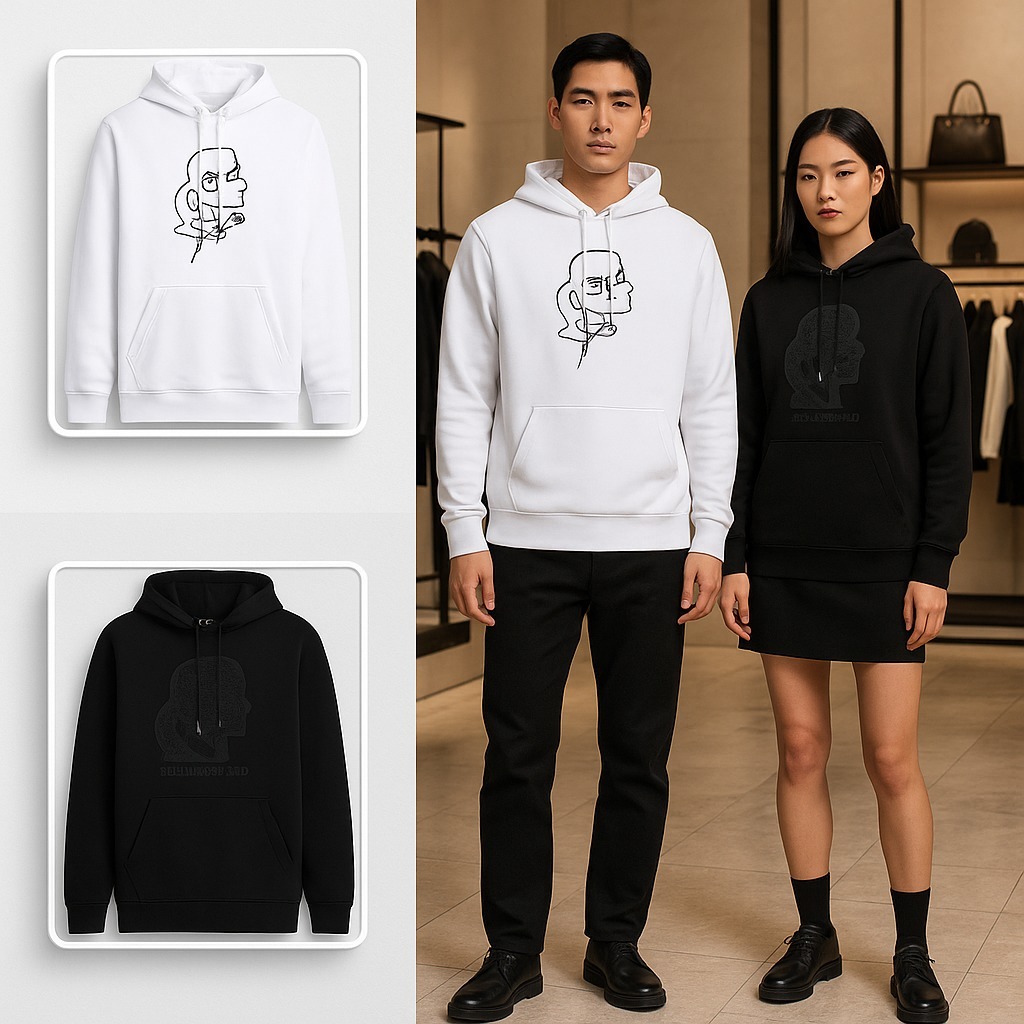 【預購】KARL LAGERFELD PARIS H091985 男裝有帽衛衣