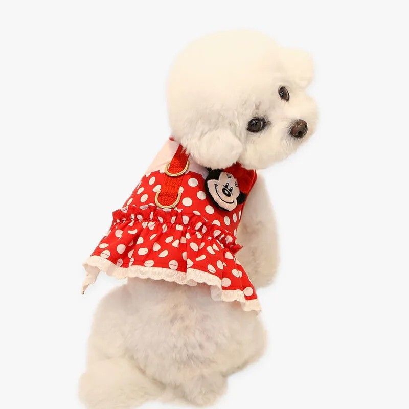 迪士尼正版授權｜米妮點點紗裙胸背帶