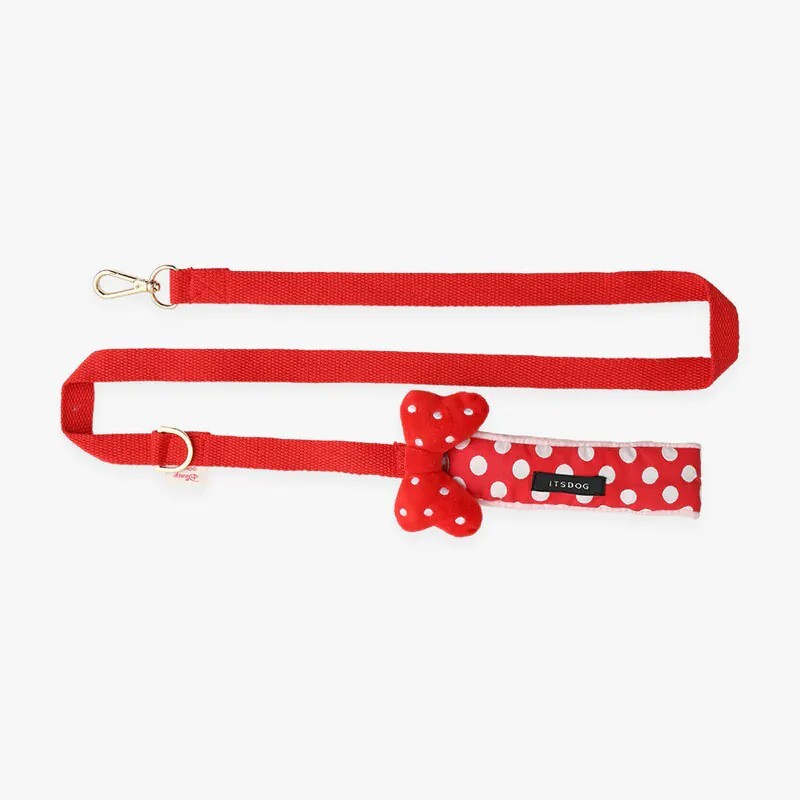 迪士尼正版授權｜米妮點紗裙牽繩