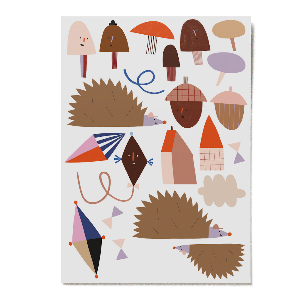 刺蝟 | 小樂趣紋身貼紙