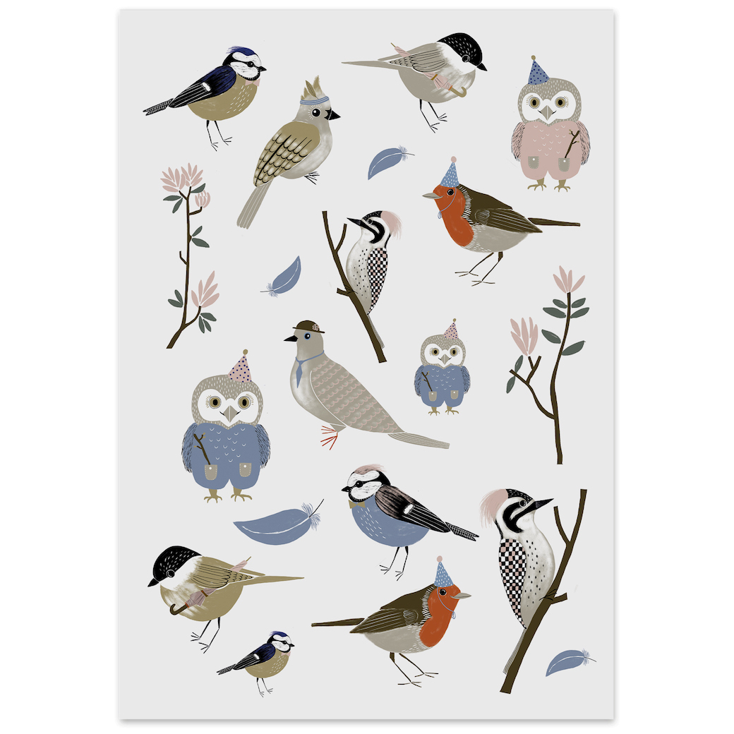 鳥 | 小樂趣紋身貼紙